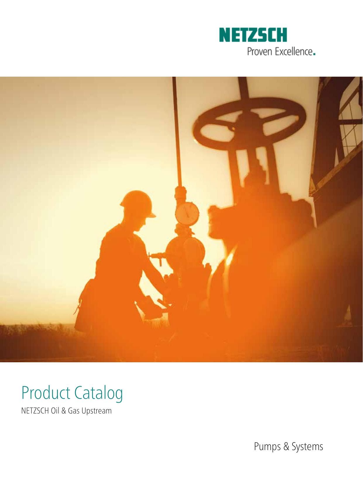 Portada del brochure oficial NETZSCH Oil & Gas Upstream