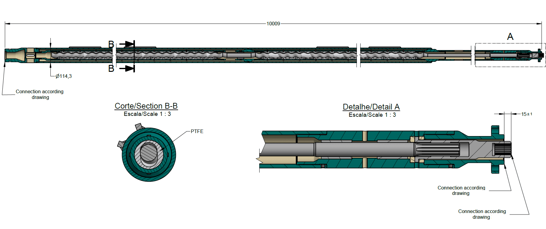 Esquema técnico de sistema NETZSCH